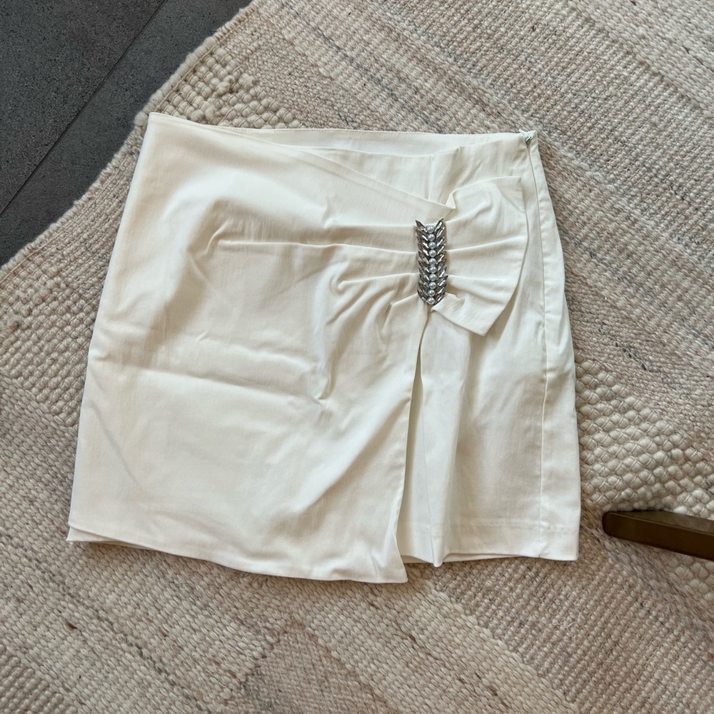 Zara White Mini Skirt